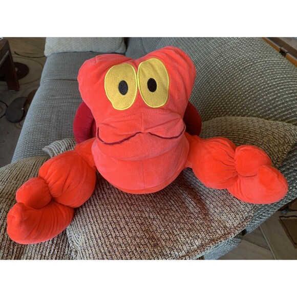 Disney Princess Little Mermaid Sebastian Plush Soft Toy Stuffed Animal 18" - Picture 1 of 8